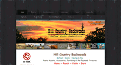 Desktop Screenshot of hillcountrybackwoods.com